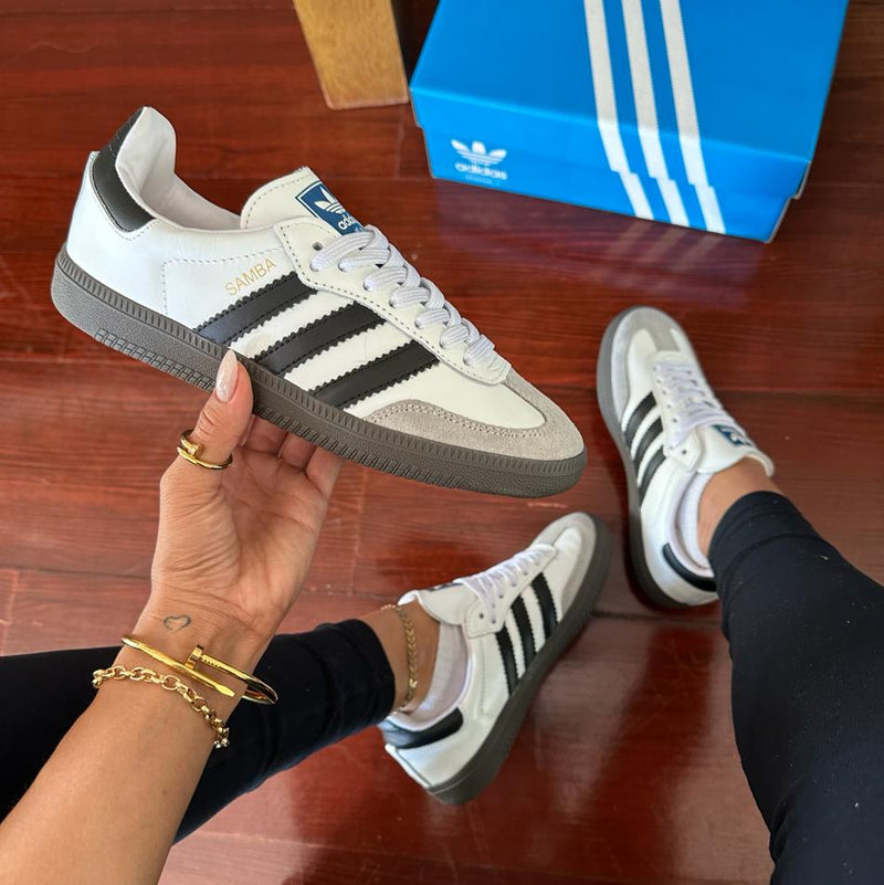 ADIDAS SAMBA PREMIUM BCO PRETO