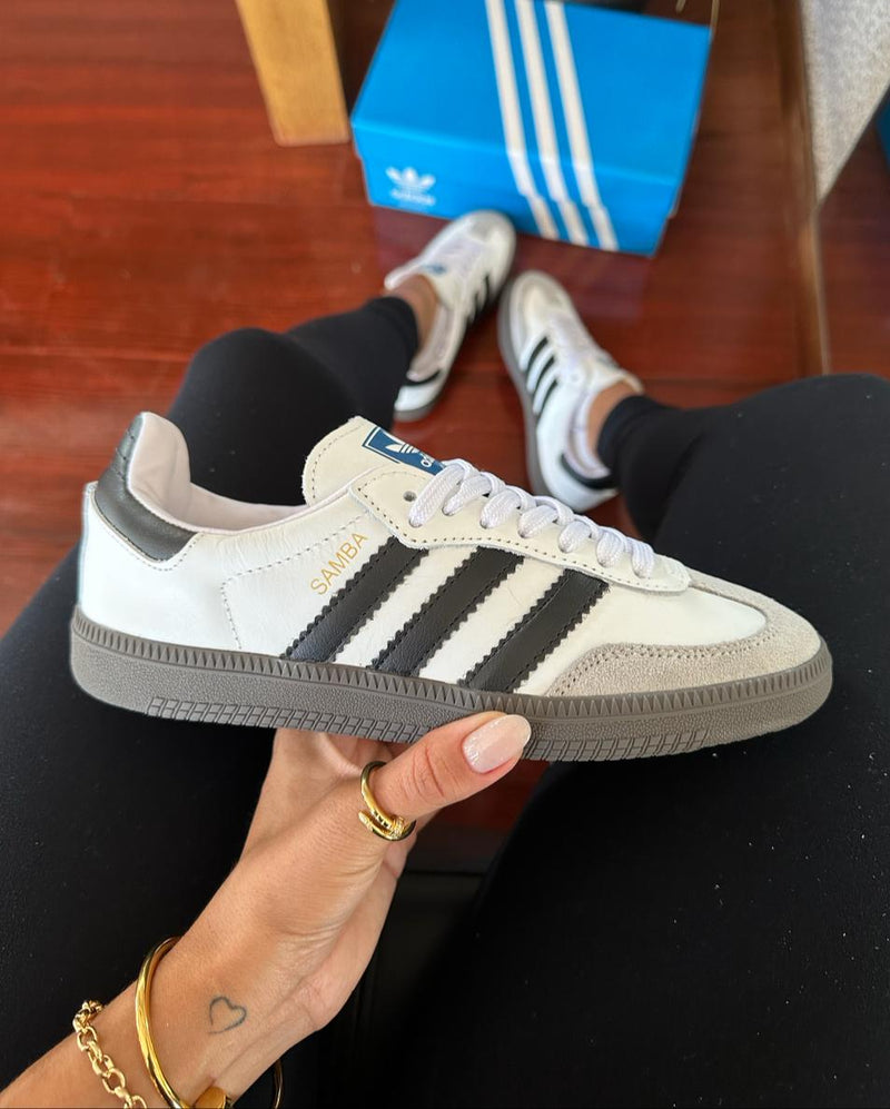 ADIDAS SAMBA PREMIUM BCO PRETO