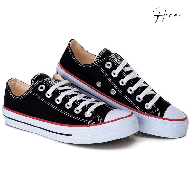TENIS ALL STARS TRADICIONAL - PRETO/VERMELHO
