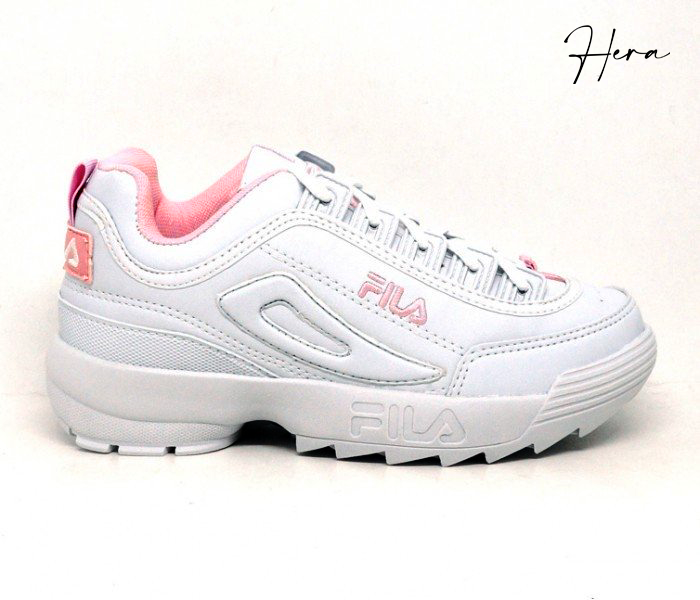 TÊNIS FILA DISRUPTOR BRANCO ROSA