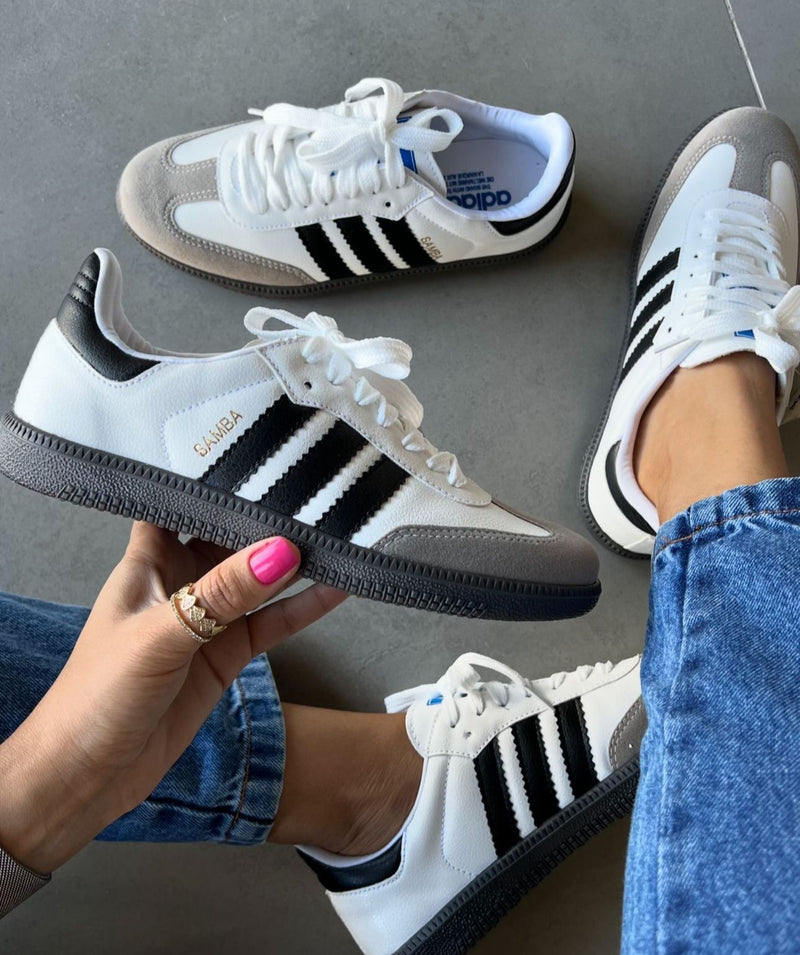 ADIDAS SAMBA PREMIUM BCO PRETO