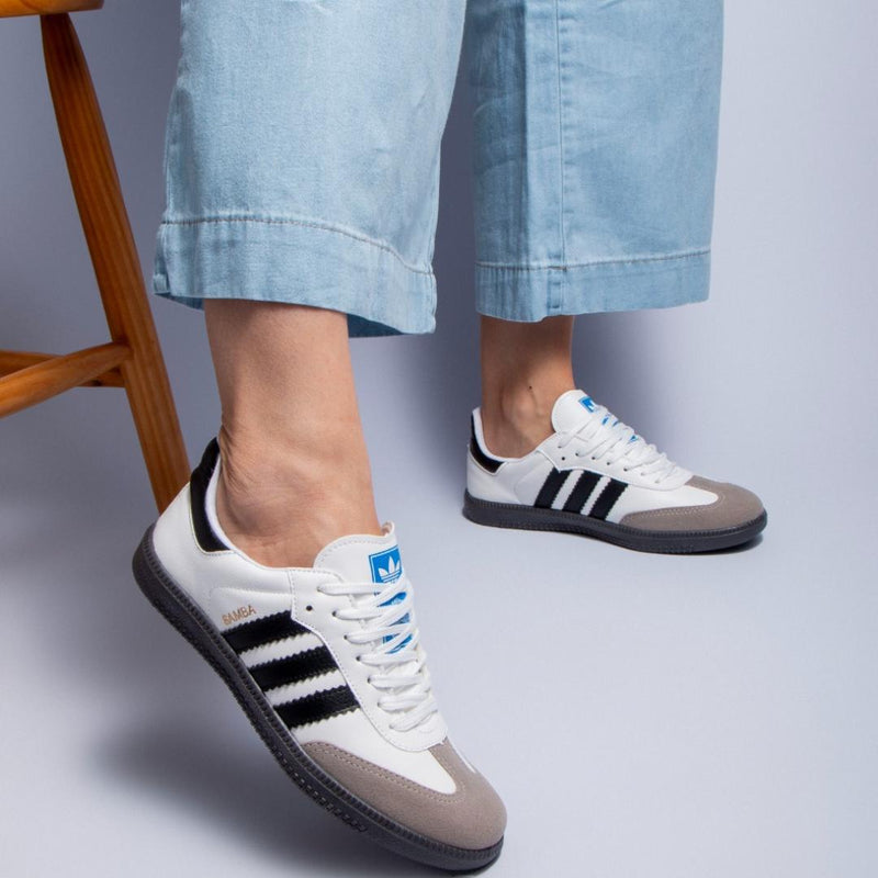 ADIDAS SAMBA PREMIUM BCO PRETO