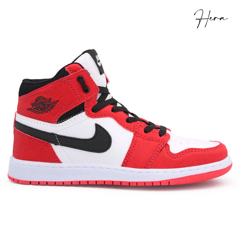 BOTA NIKE AIR JORDAN VERMELHA/BRANCA