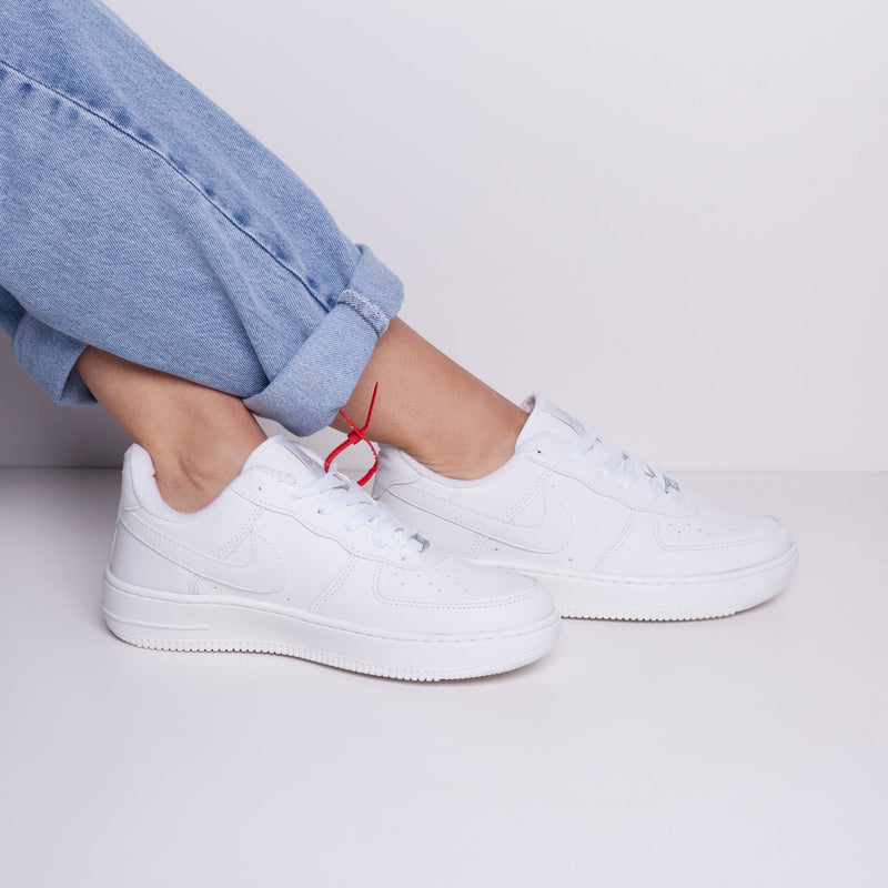 NIKE AIR FORCE F1 - BRANCO/BRANCO