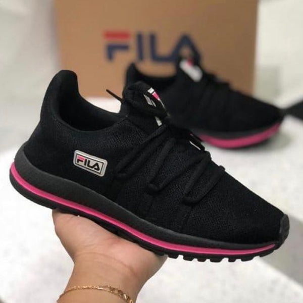 TÊNIS FILA RACER F1 PRETO E PINK