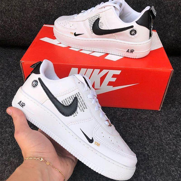 TÊNIS NIKE AIR FORCE F1 LV8 BRANCO/PRETO