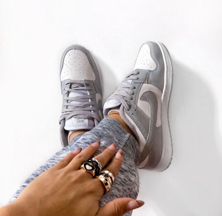 TÊNIS AIR DUNK  BRANCO CINZA