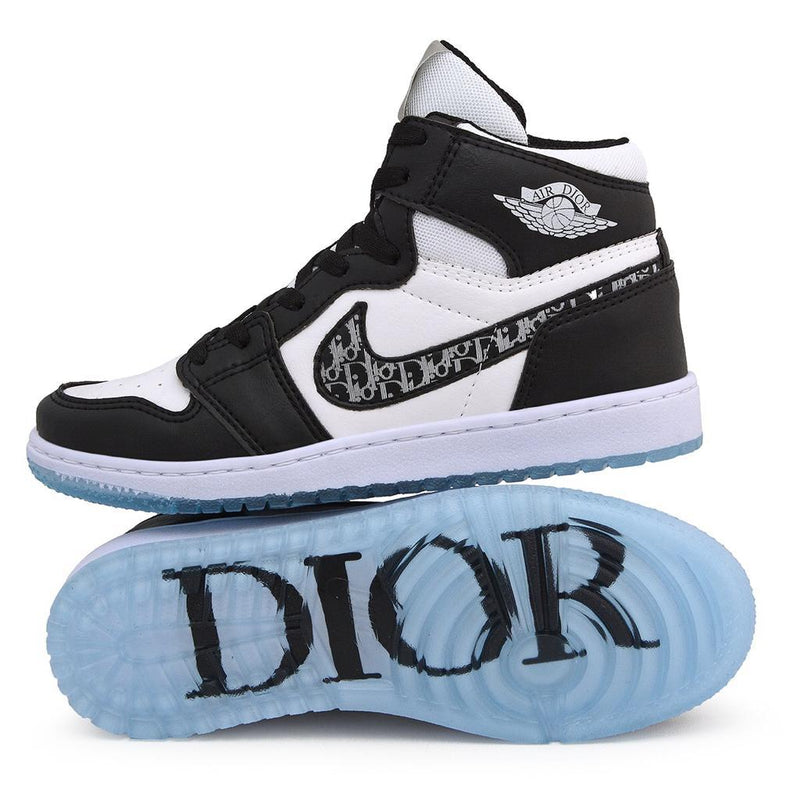 BOTA AIR JORDAN DIOR PRETO BRANCO