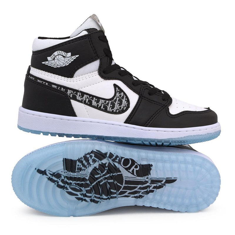 BOTA AIR JORDAN DIOR PRETO BRANCO