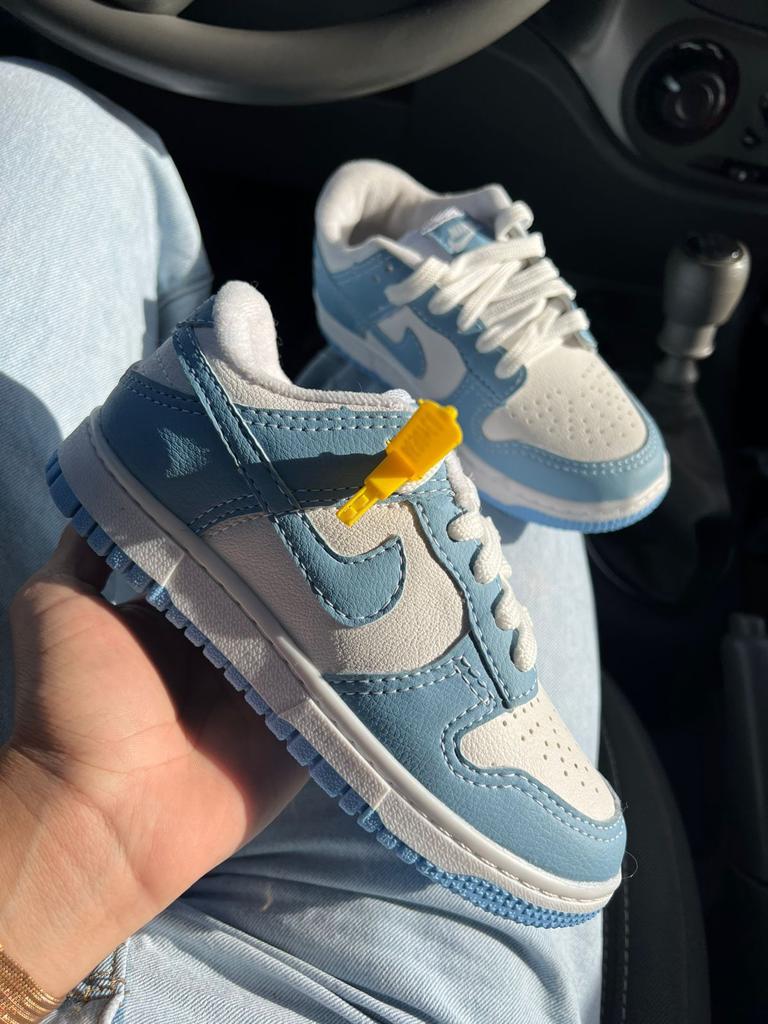TÊNIS AIR DUNK INFANTIL AZUL BRANCO OCEAN
