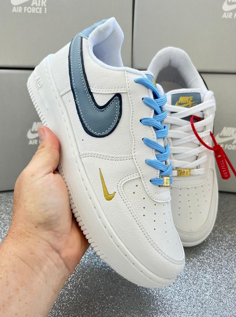 TÊNIS NIKE AIR FORCE - BRANCO AZUL
