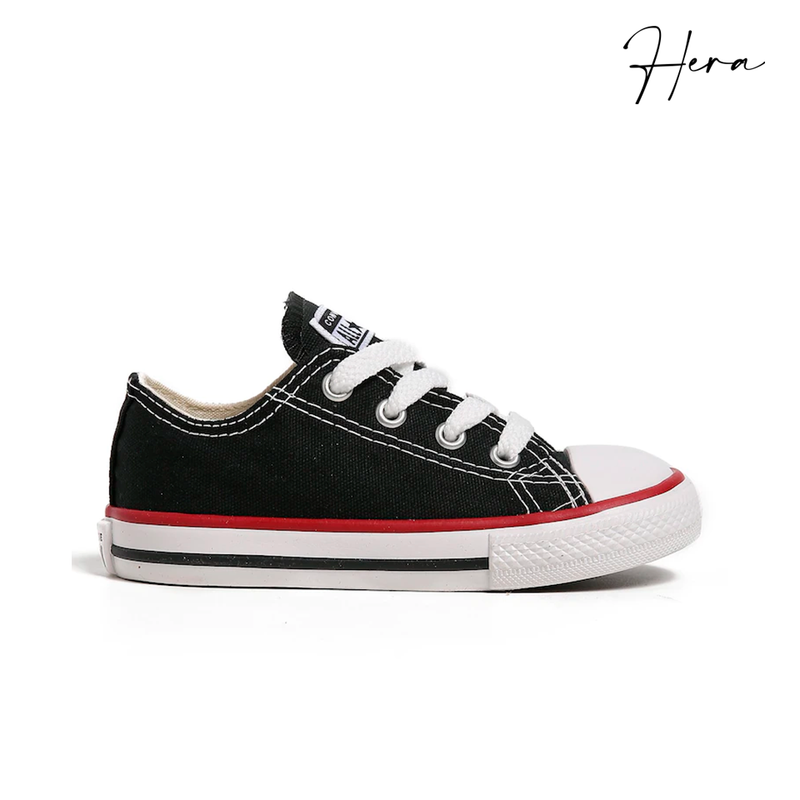 TÊNIS ALL STARS INFANTIL - PRETO/VERMELHO