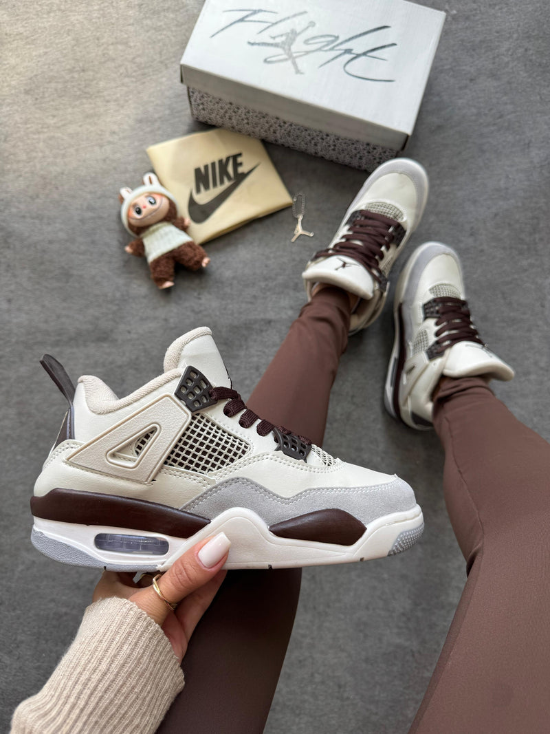 BOTA NIKE AIR JORDAN 4 OFF CAFÉ
