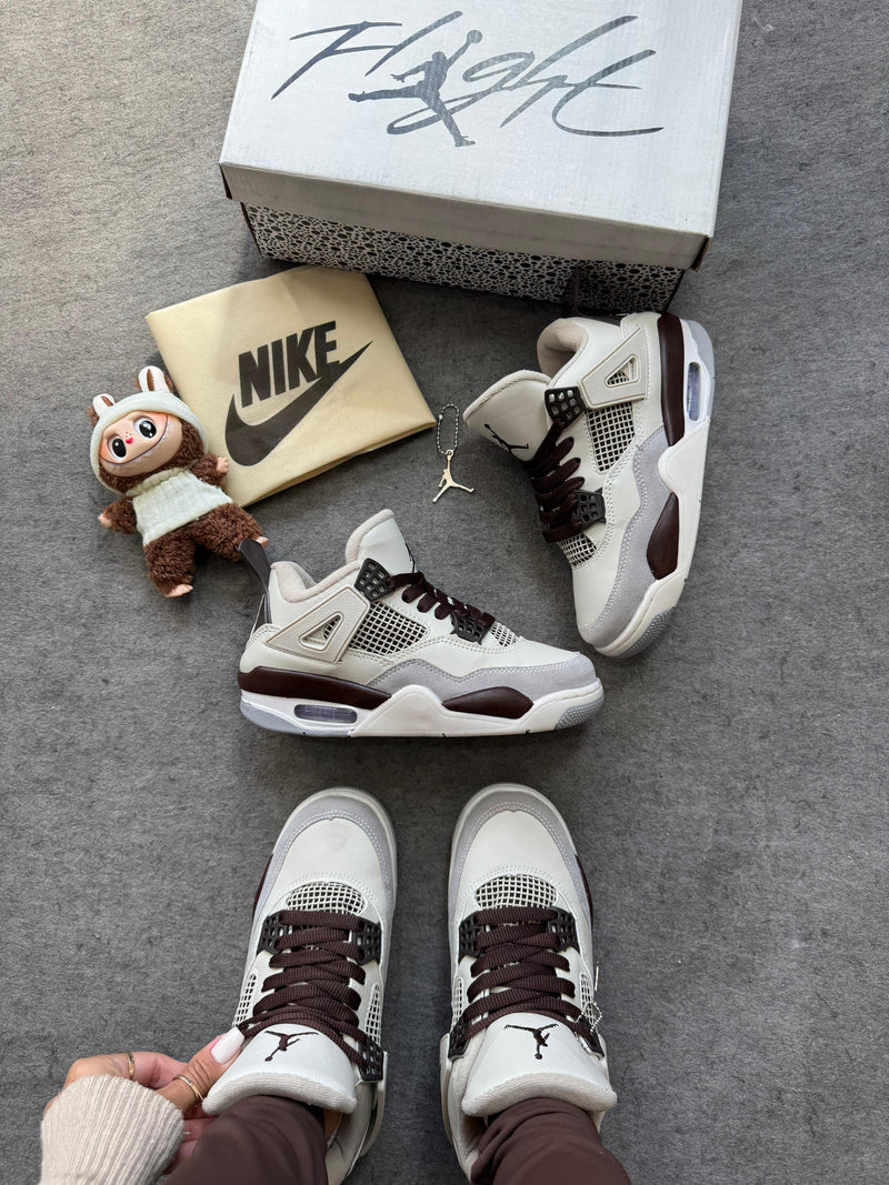 BOTA NIKE AIR JORDAN 4 OFF CAFÉ