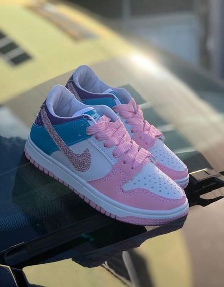 TÊNIS AIR DUNK INFANTIL GLITTER ROSA BB